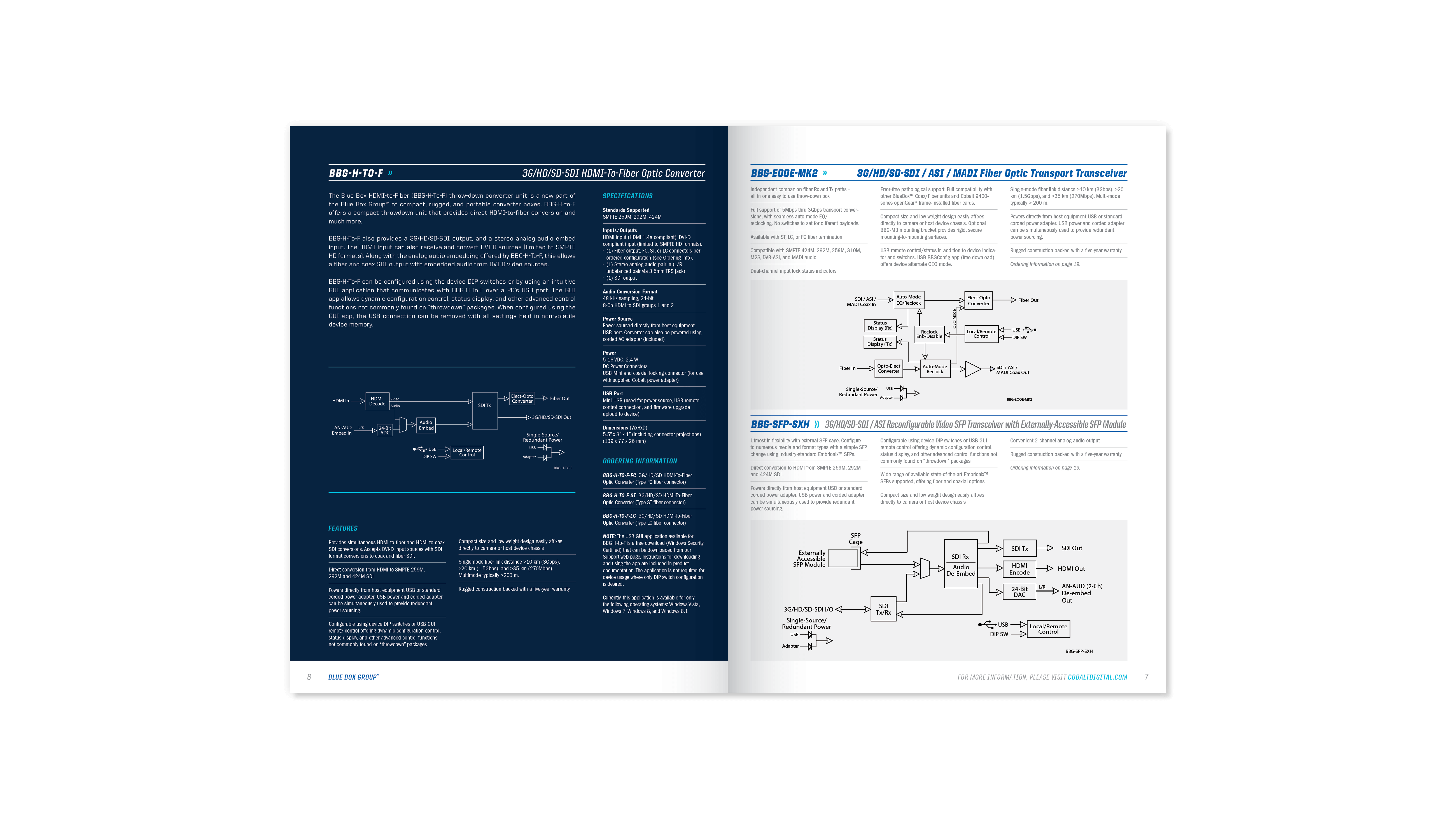 Cobalt Digital | 2020-2021 Blue Box Brochure